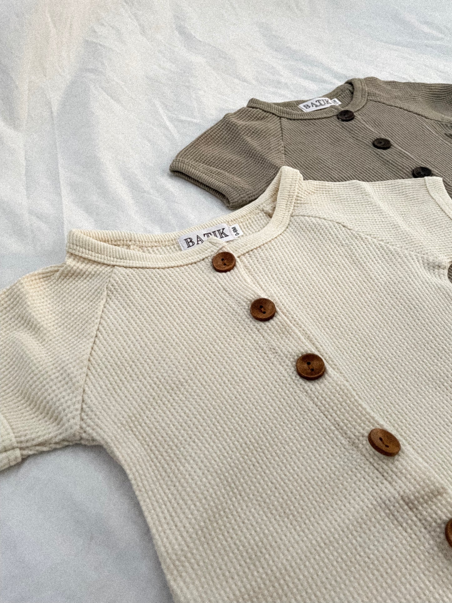 Zakai Waffle Romper
