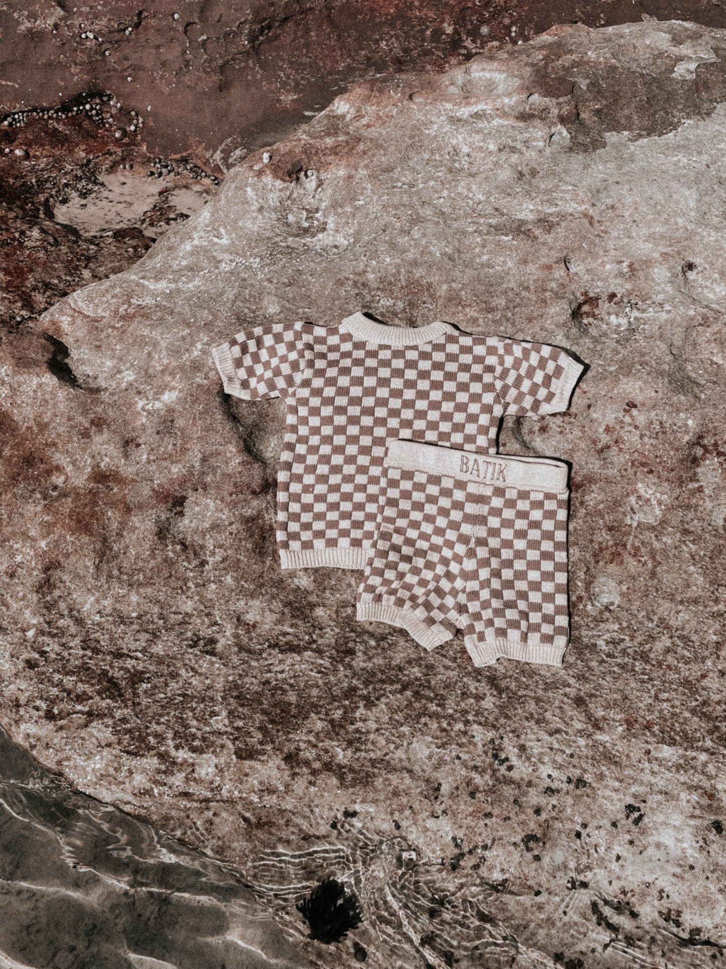 Check Knit Shorts