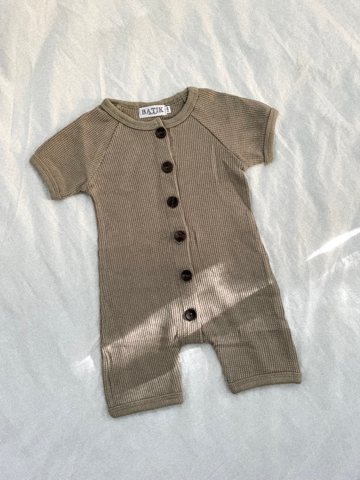 Zakai Waffle Romper