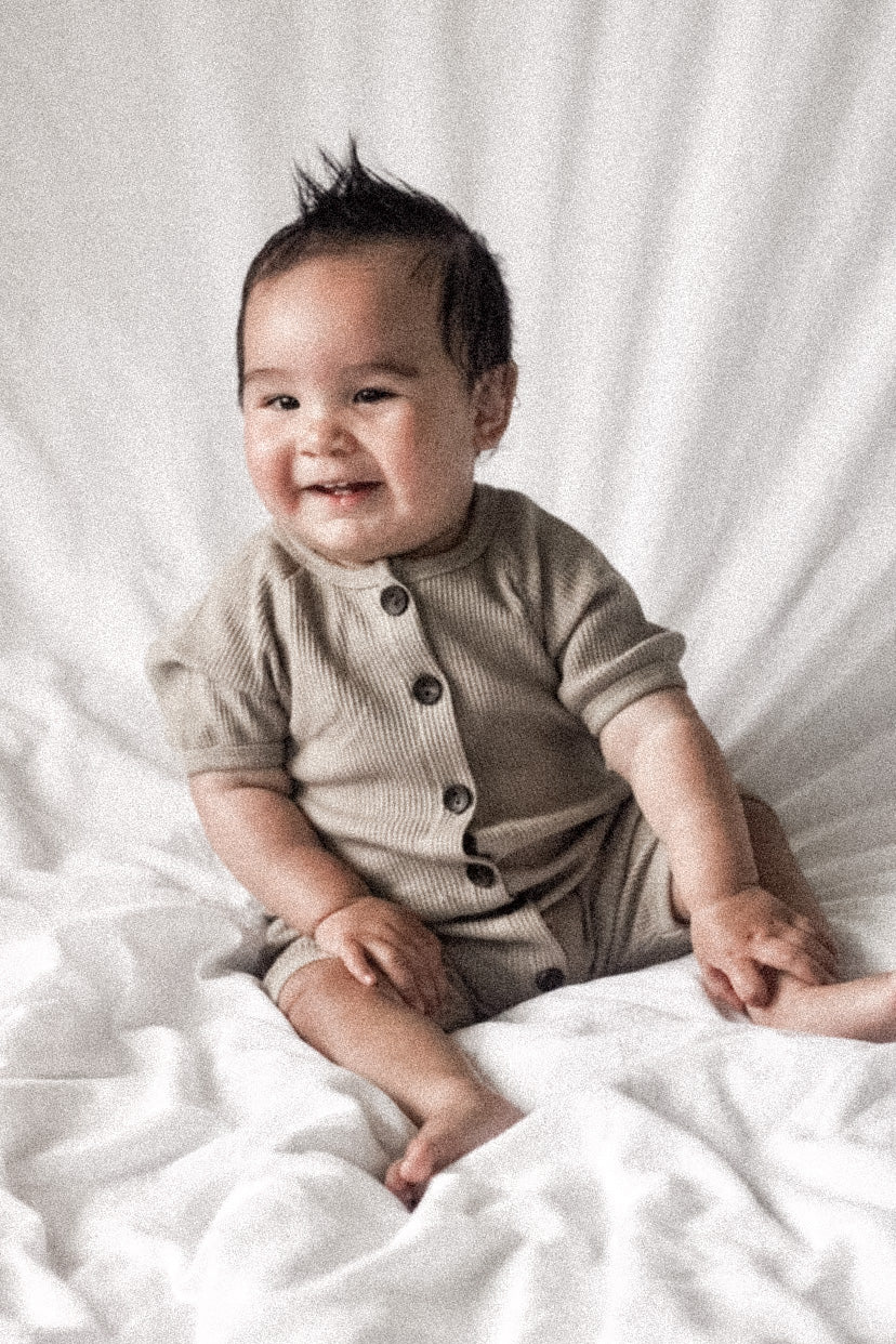 Zakai Waffle Romper